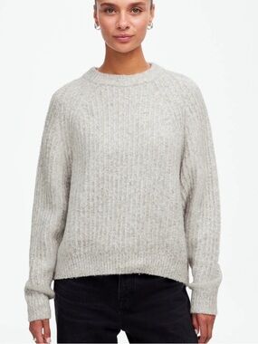 Madewell Ribbed Cotton-Blend Sweater